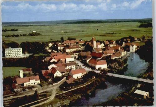 Bad Gögging Panorama Fluss Fliegeraufnahme