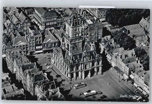 Delft Fliegeraufnahme, Stadhuis