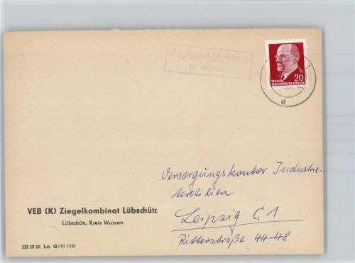 Lübschütz Landpoststempel