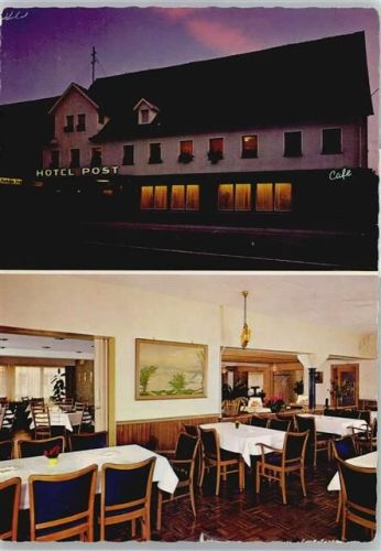 Gammertingen Hotel Post bei Nacht