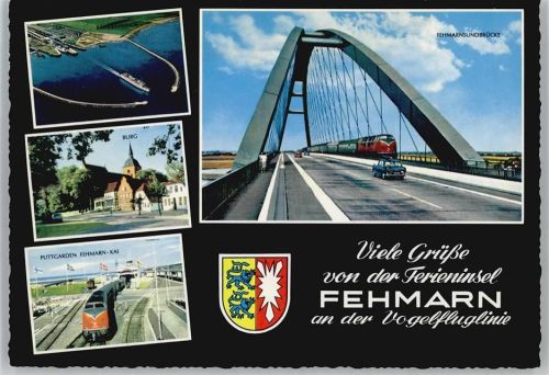Fehmarn Brücke, Eisenbahn, Burg