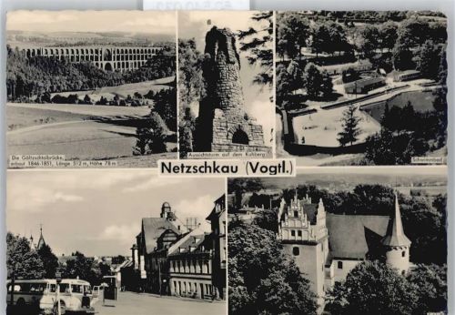 Netzschkau Göltzschtalbrücke, Schwimmbad, Aussichtstum