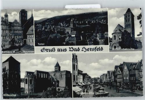Bad Hersfeld Panorama Kirche Ruine