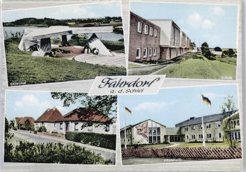 Fahrdorf Denkmal Schule Altersheim