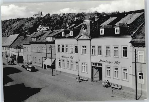 Kranichfeld Foto-Karte, gel. 17.5.76, Meininger Hof