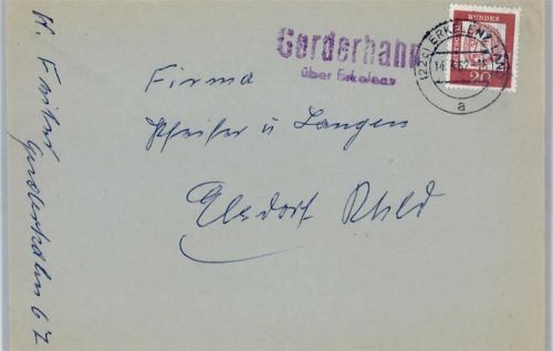 Gerderhahn Landpoststempel