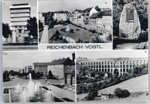 Reichenbach Wasserturm, Park des Friedens, Lenindekmal, Göltzschtalbrücke