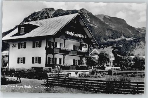 Oberstdorf Pension Haus Bader