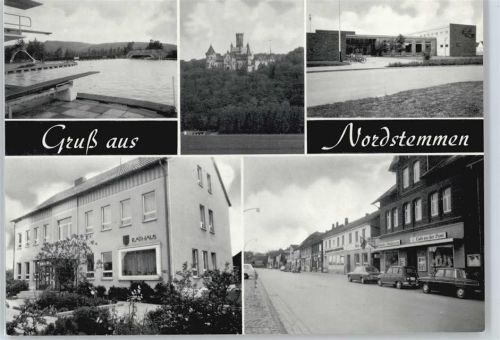 Nordstemmen Schwimmbad Sprungbrett Rathaus Auto Straße