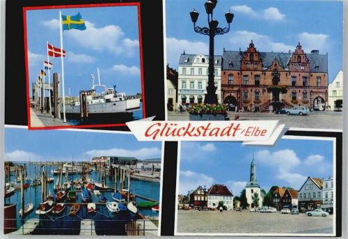 Glückstadt Rathaus, Marktplatz, Hafen, Kirche