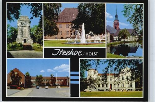 Itzehoe Bismarcksäule, Prinzesshof, Kirche, Schule, Staatsanwaltschaft