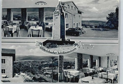 Bad Kissingen Wittelsbacher Jubiläumsturm, Höhengaststätte, Bes. Gasthof und Metzgerei Jos. Körner