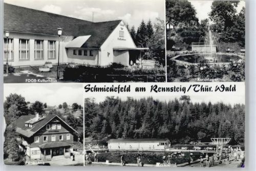 Schmiedefeld FDGB-Kulturhaus, Kuranlagen, Waldbad