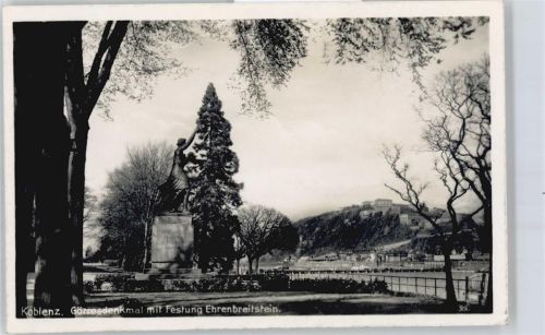 Koblenz Görresdenkmal, Festung Ehrenbreitstein