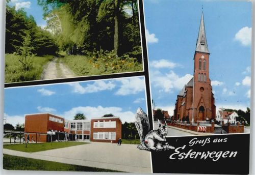 Esterwegen Kirche, Schule