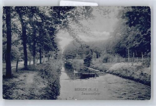 Bergen Fluss Schwan