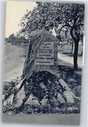 Königsbrück Truppenübungsplatz, Gedenkstein