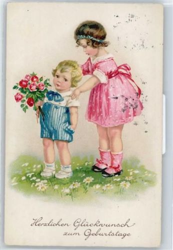 Mädchen mit rote Rosen