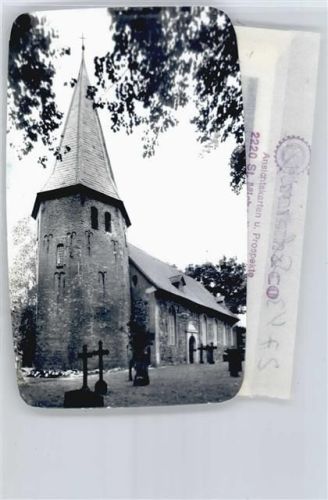 Selsingen Foto mit Negativ, Kirche