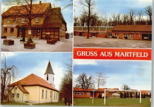 Martfeld Kirche, Geschäft, Sportplatz