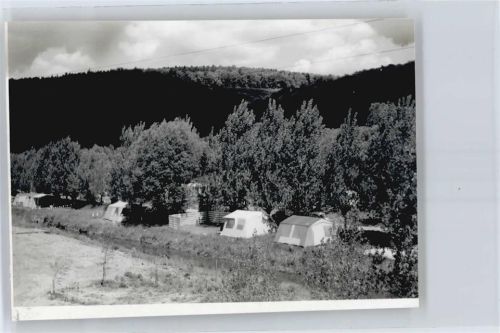 Mandern Foto mit Negativ, Campingplatz Ederblick