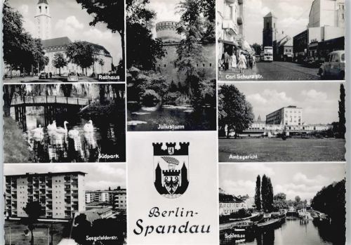 10115 W1000 Berlin Spandau - Rathaus, Seegefelderstrasse, Amtsgericht, Carl-Schulzstrasse