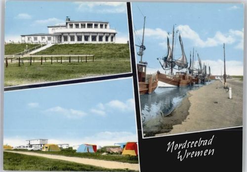 Wremen Strandhalle, Campingplatz, Hafen