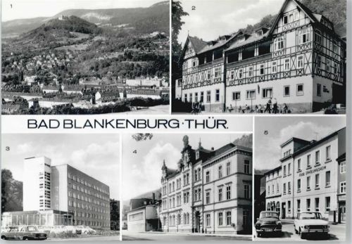 Bad Blankenburg FDGB-Erholungsheime Albert Hähnel Magnus Poser, Markt