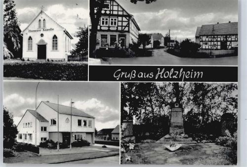 Holzheim Ebenzer Kapelle, Siedlung, GEdenkstein