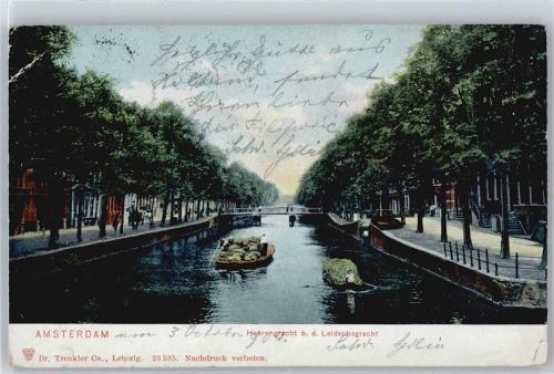 Amsterdam Heerengracht , Marke entfernt