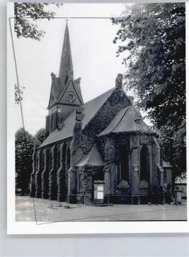 Münsterdorf Foto mit Negativ, Kirche