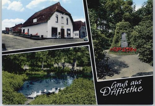 Driftsethe Gasthaus, Denkmal, Teich