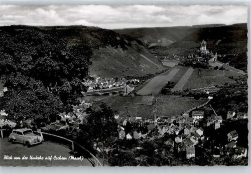 Cochem Blick von der Umkehr, Burg