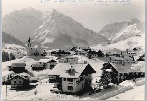 Hirschegg Gesamtansicht, Winter