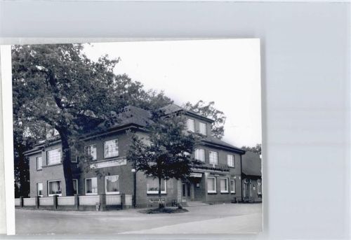 Sauensiek Foto mit Negativ, Gasthaus