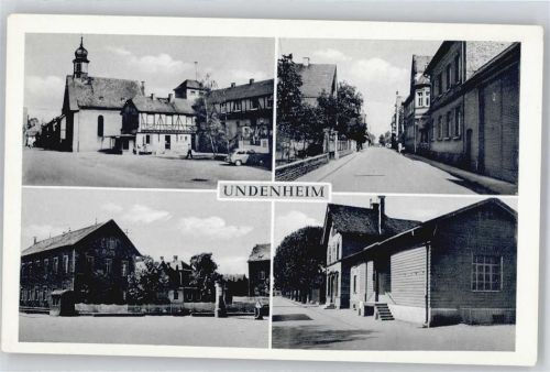 Udenheim Klara Rathmann Schreibwaren, Kirche, Strassenpartie