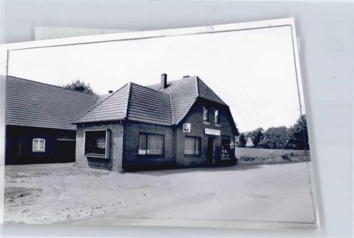 Lübberstedt Foto mit Negativ, Gasthof