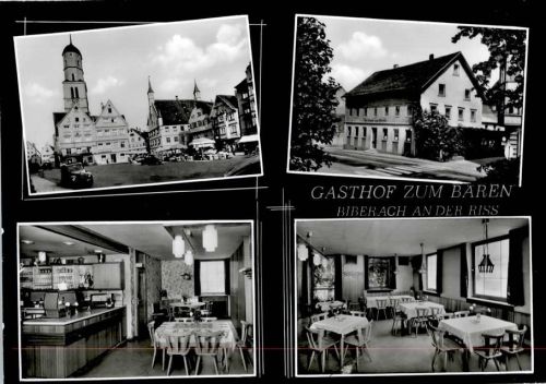 Biberach Gasthof Zum Bären, Marktplatz, Kirche