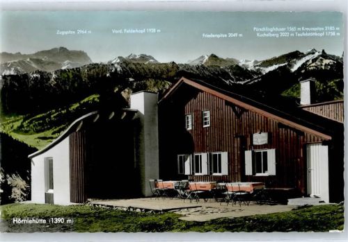 Bad Kohlgrub Hörnlehütte, Zugspitze, Friederspitze, Vorderer Felderkopf