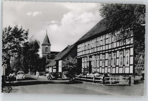 Silberborn Kirche Auto Gasthaus Pension zur Post
