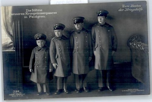 seine 4 Söhne Adel Kronprinzenpaar