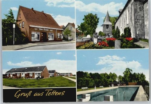 Tettens Handlung, Siedlung, Freibad
