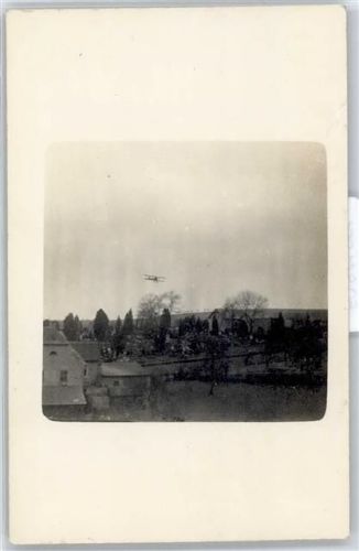 Roßwein 1. Passagierflug ! , Foto-Karte