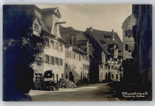 Meersburg Vorburg Gasse, Foto-Karte