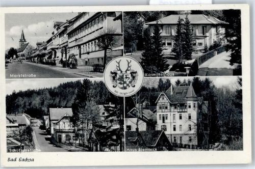 Bad Sachsa Schützenstrasse , Haus Bismarck , Marktstrasse
