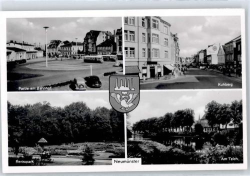 Neumünster Partie am Bahnhof, Kuhberg, Renkspark, Am Teich