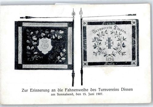 Dissen Fahnenweihe des Turnvereins