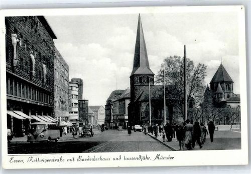 Essen Kettwigerstraße, Baedeckerhaus, Münster, Auto