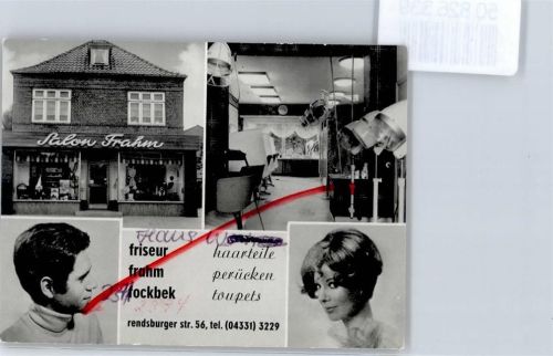 Rendsburg Salon Frahm , Kalender , (keine Ak-Einteilung)