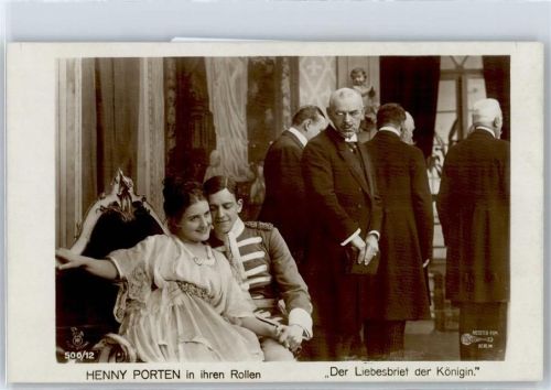 Porten, Henny Der Lesebrief der Königin Filmschauspieler